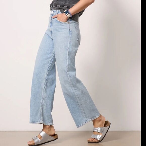 Agolde Ren Wide Leg High Waisted Jeans - Picture 10 of 10